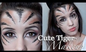 Cute Tiger Halloween Makeup Tutorial - 2013