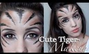 Cute Tiger Halloween Makeup Tutorial - 2013