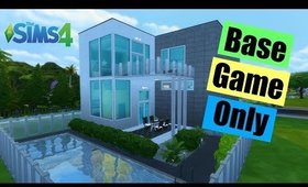 The Sims 4 Base Game Only Build Modern House (misplacedmoo)