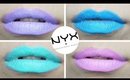 NYX Makeup Haul + Swatches | Macaron Lipsticks & Hot Singles
