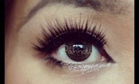 How To: Glitter Eye Liner & Flirty Lashes