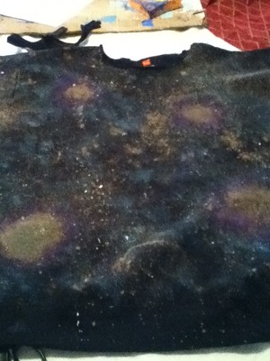 DIY galaxy sweatshirt 