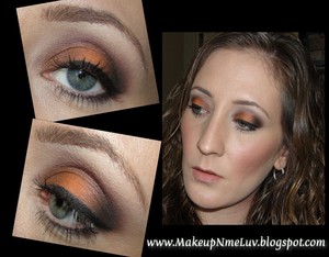 Orange/Bronze - Fall/Autumn Smokey Eye