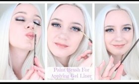 Paint Brush for Winged Eyeliner Application