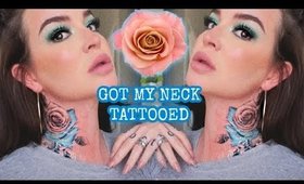 NEW! MOST PAINFUL TATTOO YET ♡ day in my life VLOG 🍟 MUKBANG