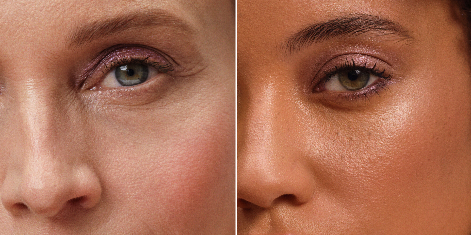 Chantecaille models wearing the Cheek Light in Pétale