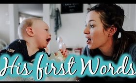 Baby says First Word! | Brylan and Lisa Vlogs