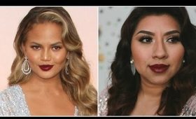 Christine Teigen Oscar 2015 Inspired Makeup Look (Talk Thru)