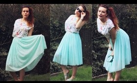 OOTD Floaty Spring Tulle Skirt | TheCameraLiesBeauty