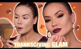 THANKSGIVING MAKEUP TUTORIAL GRWM | Maryam Maquillage