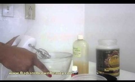 DIY: Coconut Grapefruit Flaxseed Cream Gel