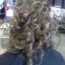Bridesmaid Curls Back