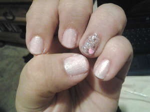 pink nail look