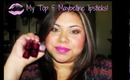 My Top 5 Maybelline lipsticks