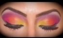 Colorful Cut Crease - Rainobw Cut Crease Eye Look - MakeupByLeeLee