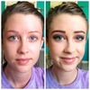 before and after makeup 