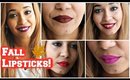Fall Lipsticks- ColourPop Ultra Matte Swatches! | Kym Yvonne
