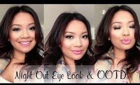 Quick & Easy Night Out Eye Look + OOTD | missilenejoy