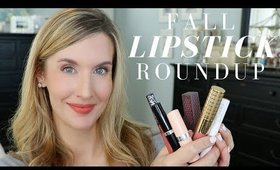 TOP FALL LIPSTICKS | Recommendations + Lip Swatches | Drugstore & High End