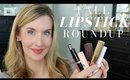 TOP FALL LIPSTICKS | Recommendations + Lip Swatches | Drugstore & High End