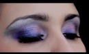 .Make-Up Tutorial:Catherine Zeta Jones Purple look inspired (Italiano).