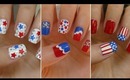 Fourth of July Nails!!! ☆ Three Easy Designs!