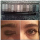 eye make up with the urban decay naked palette