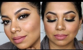 Bronze Smokey Eye Tutorial Ft Morphe 35R Palette | MissBeautyAdikt