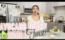 AVOCADO TOAST 2 NEW WAYS! | Cooking With Lauren