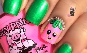 Kawaii Strawberry Nails by The Crafty Ninja