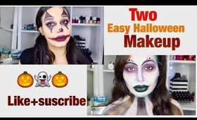 Two Easy Halloween Makeup Popular in Social Media