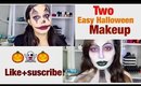 Two Easy Halloween Makeup Popular in Social Media