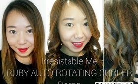 Irresistible Me - Ruby Auto Rotating Curling Wand Demo