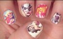 Fandom Friday: Comic Superwomen (DC) Nail Art and LadyQueen Cathy Review
