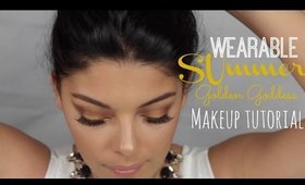 Summer Golden Goddess Makeup Tutorial