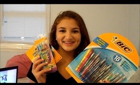 Back to School: School Supplies Haul 2013