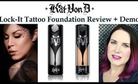 Kat Von D Lock-It Tattoo Foundation Review and Wear Test | Vegan | Pale Skin | Phyrra