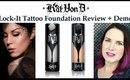 Kat Von D Lock-It Tattoo Foundation Review and Wear Test | Vegan | Pale Skin | Phyrra