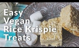 RECIPE | Easy VEGAN Maple Rice Krispie Treats