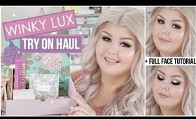 Testing Winky Lux Try On Haul + Full Face Tutorial