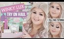 Testing Winky Lux Try On Haul + Full Face Tutorial