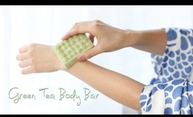 Homemade Green Tea & Oats Body Butter Bars (Body moisturizer)