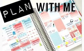 Plan with me: SHABBY CHIC Erin Condren Life Planner Weekly Spread / Erin Condren Vertical #31