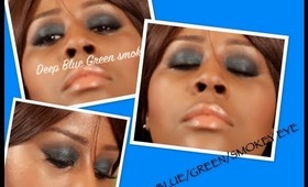 Deep blue brown pigment! MAC cosmetics A Makeup tutorial!