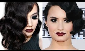 Demi Lovato AMAs Makeup & Hair Tutorial 2015