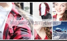 Travel Makeup,Hair,Outfit+Essentials♡