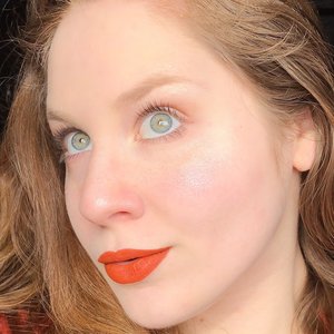 Love a good orange lip from time to time!
http://thaeyeballqueen.com/