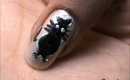 Black Kitty! Beginners  EASY nail designs- how to nail art tutorial beginners - long/short nails