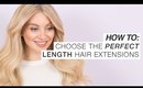 How To: Choose The Perfect Length Of Hair Extensions | Milk + Blush Hair Extensions