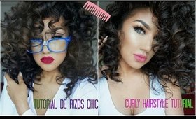RIZOS CHIC tutotorial - CURLY HAIRSTYLE tutorial